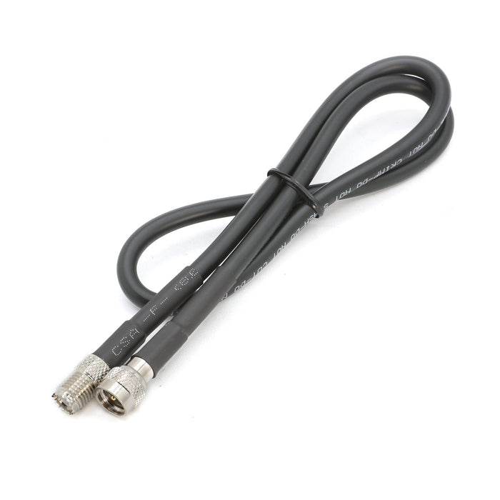 Rugged Radios COAX-EXT-MINI-2 2 Ft Antenna Cable Extension for Mini 3/8 NMO Coax Cable