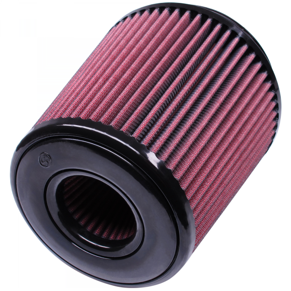 S&B Filters CR-91031 Air Filter for Competitor Intakes AFE XX-91031 Oiled Cotton Cleanable Red