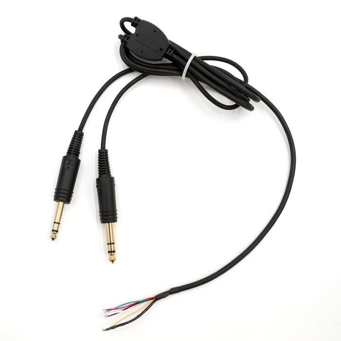Rugged Radios CS-MH Replacement Main Cable for RA200 General Aviation Pilot Headsets