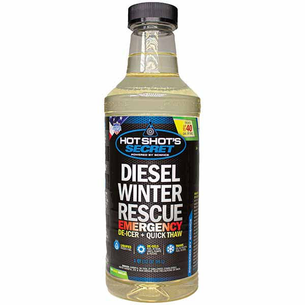 Hot Shot's Secret DWR32Z Diesel Winter Rescue Emergency Fuel Additive