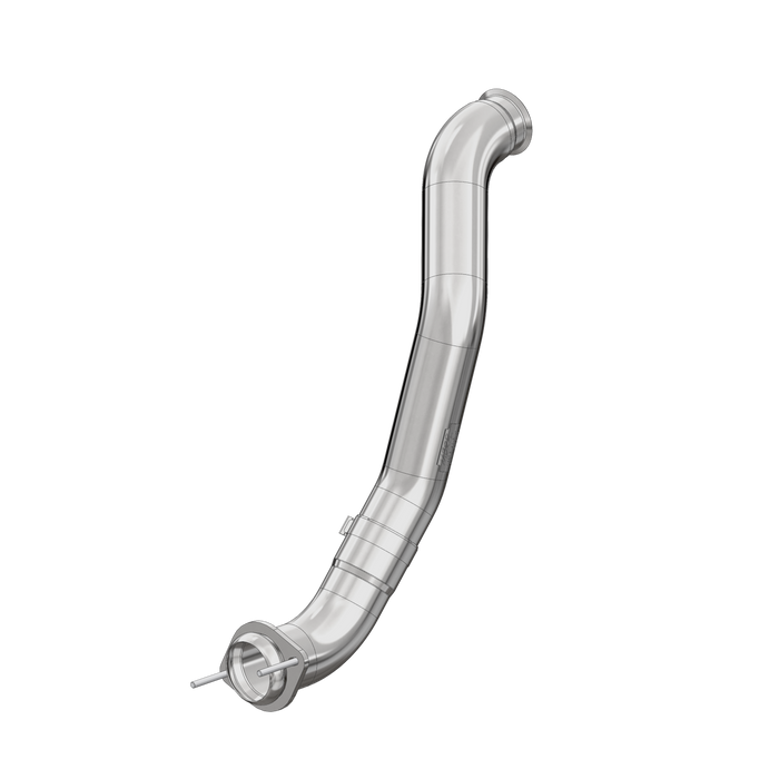 MBRP FALCA455 Turbo Down Pipe For 08-10 Ford F250/350/450 6.4L Powerstroke Aluminized Steel EO Num. D-763-1