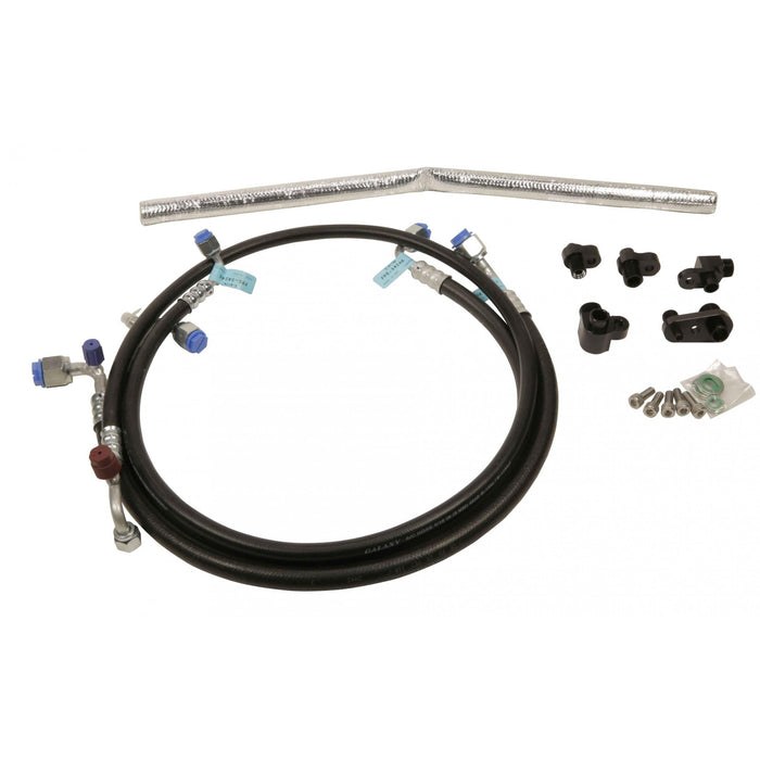 Fleece Performance FPE-AC-KIT-1316 A/C Line Reroute Kit2 013-2018 6.7L Cummins Fleece Performance