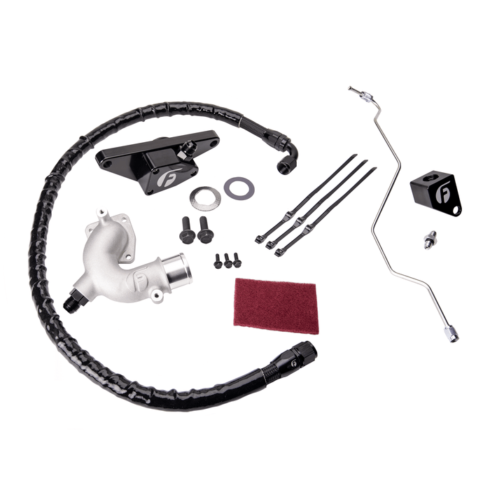 Fleece Performance FPE-CLNTBYPS-CUMMINS-0712 Coolant Bypass Kit for 2007.5-2012 RAM with 6.7L Cummins Fleece Performance