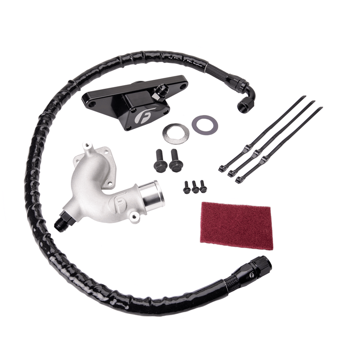 Fleece Performance FPE-CLNTBYPS-CUMMINS-1318 Coolant Bypass Kit for 2013-2018 RAM with 6.7L Cummins Fleece Performance