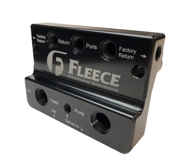 Fleece Performance FPE-FFD-RF-4G 2010-2018 4th Gen Dodge/Cummins Fuel Distribution Block Fleece Performance