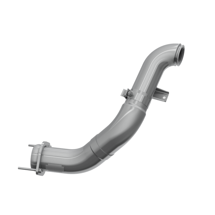 MBRP FS9459 4 Inch Turbo Down Pipe T409 Stainless Steel For 11-14 Ford 6.7L Powerstroke 15-15 Ford 6.7L Powerstroke