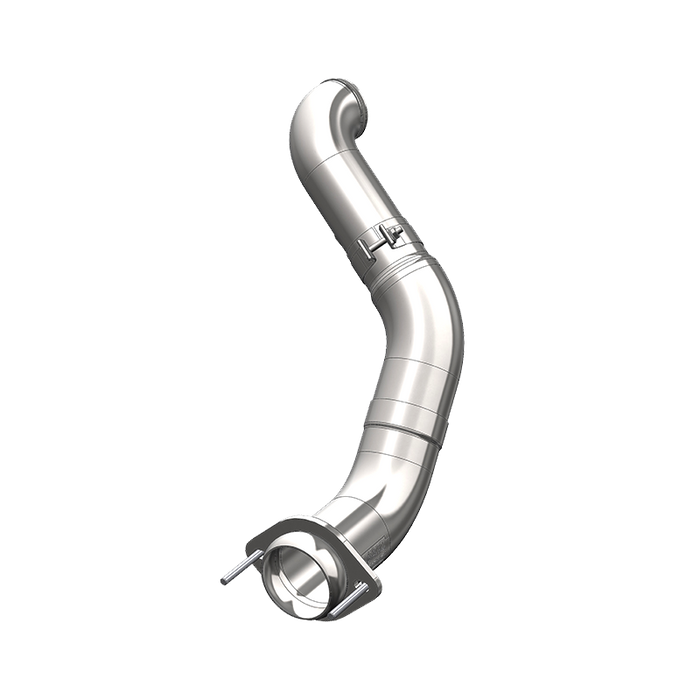 MBRP FS9CA459 4 Inch Turbo Down Pipe For 11-15 Ford 6.7L Powerstroke T409 Stainless Steel EO Num. D-763-1