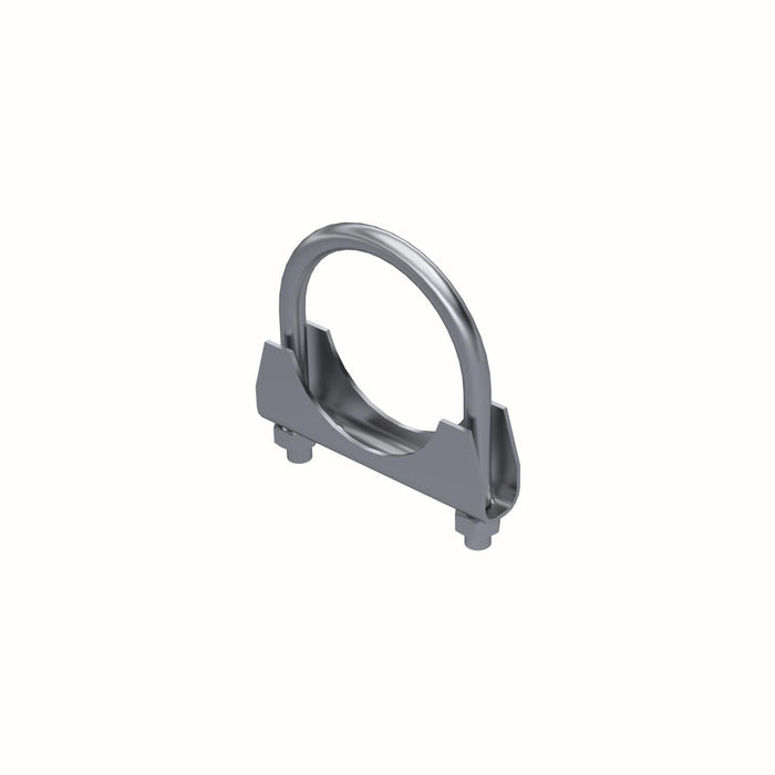 MBRP GP225CS Exhaust Clamp 2.Exhaust Clamp 25 Inch Saddle Clamp Zinc Plated