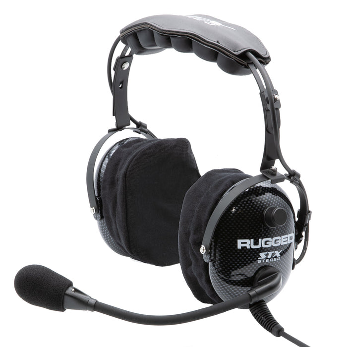 Rugged Radios H22-STX ULTIMATE Alpha Audio Stereo Headset with Volume Control (OTH and BTH) - Over The Head