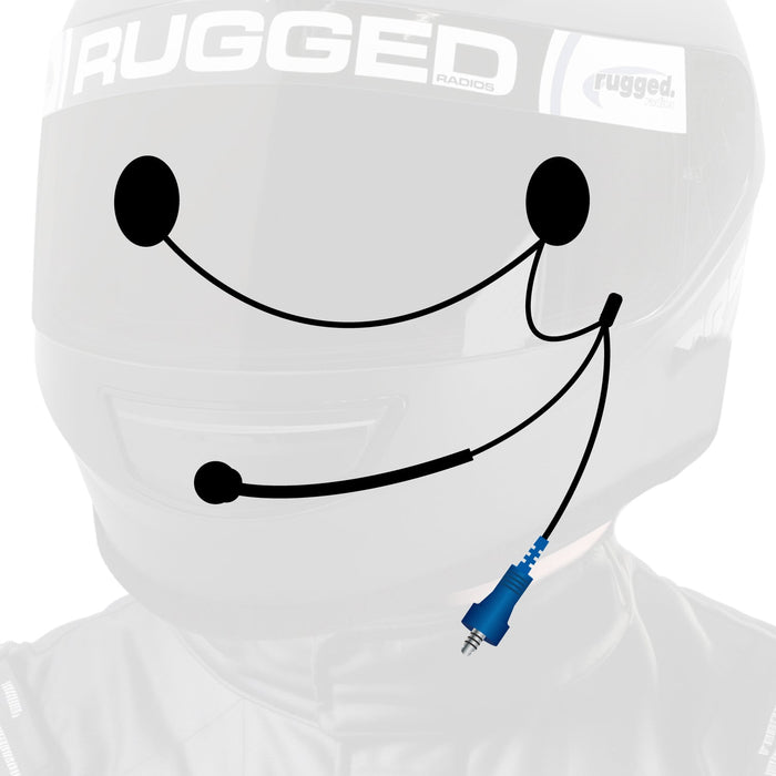 Rugged Radios HK-OFSP-AA RUGGED Wired Helmet Kit with Alpha Audio Speakers and Mic