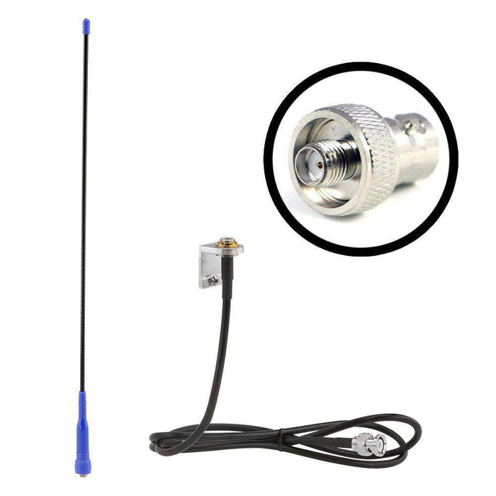 Rugged Radios HS-EXT-ANT-BNC External Headset Antenna Kit with BNC Connector for Handheld Radios - For R1 / GMR2 PLUS / RDH16 / RDH-X / ABH7