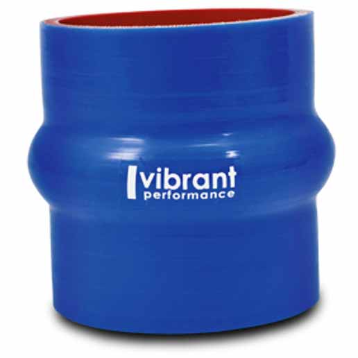 Vibrant 2736B 4" Silicone Hump Hose Coupler (Blue)