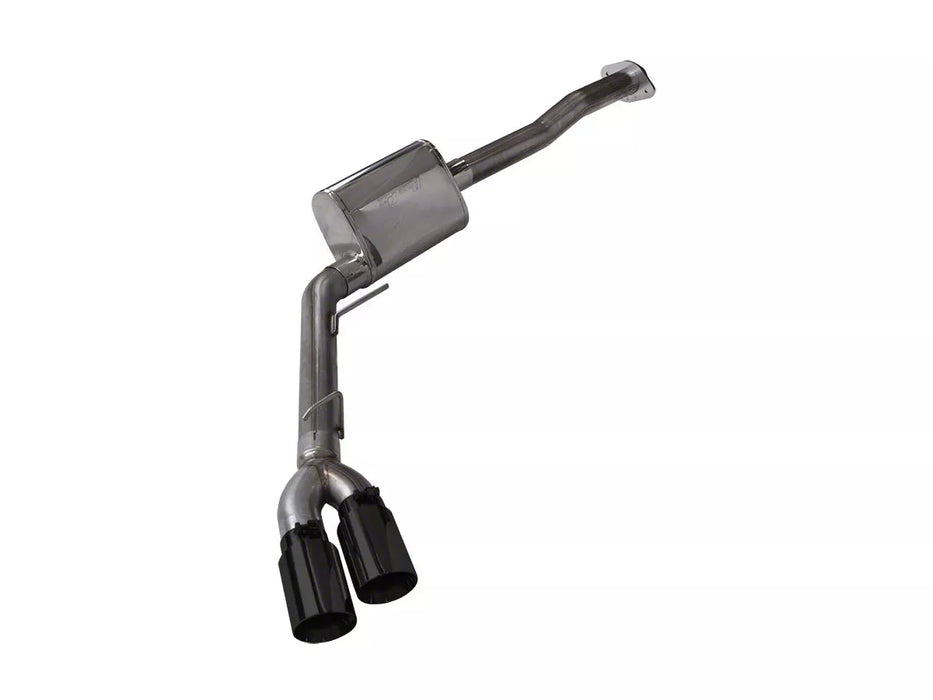 Pypes SFT29RB Race Pro Single Exhaust System with Black Tips; Middle Side Exit