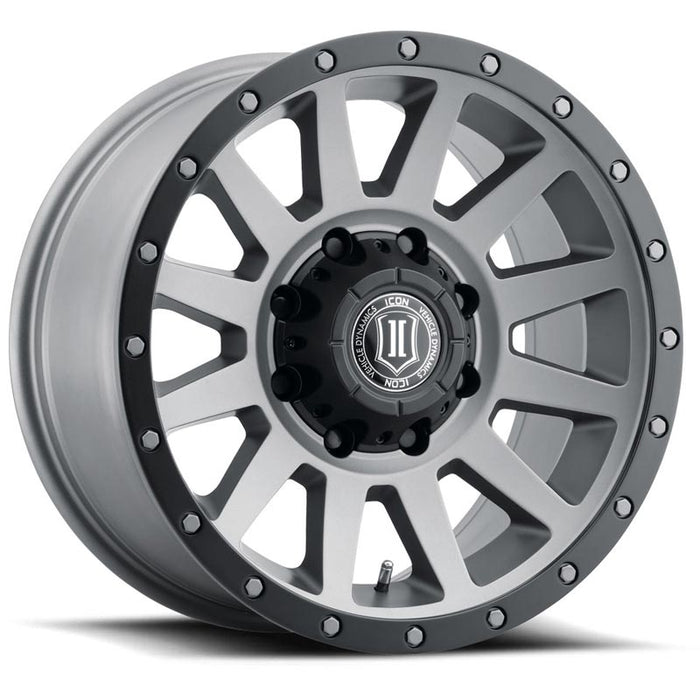 ICON Alloys Compression HD Titanium 8x6.5" Wheel - 2018908055TT