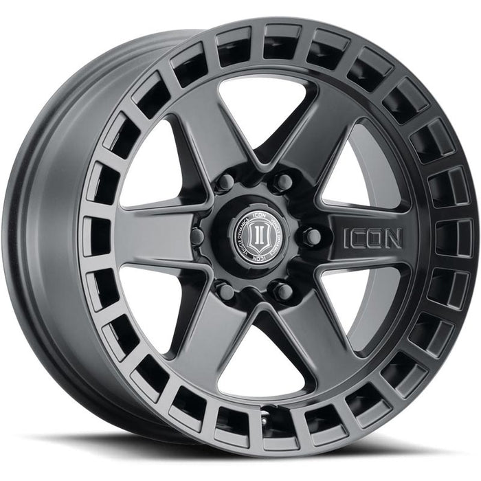 ICON Alloys Raider Satin Black Wheel
