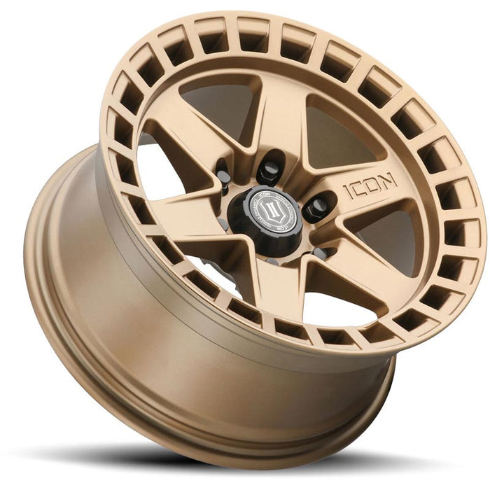 ICON Alloys Raider Satin Brass 6x135 Wheel - 3417856350BS