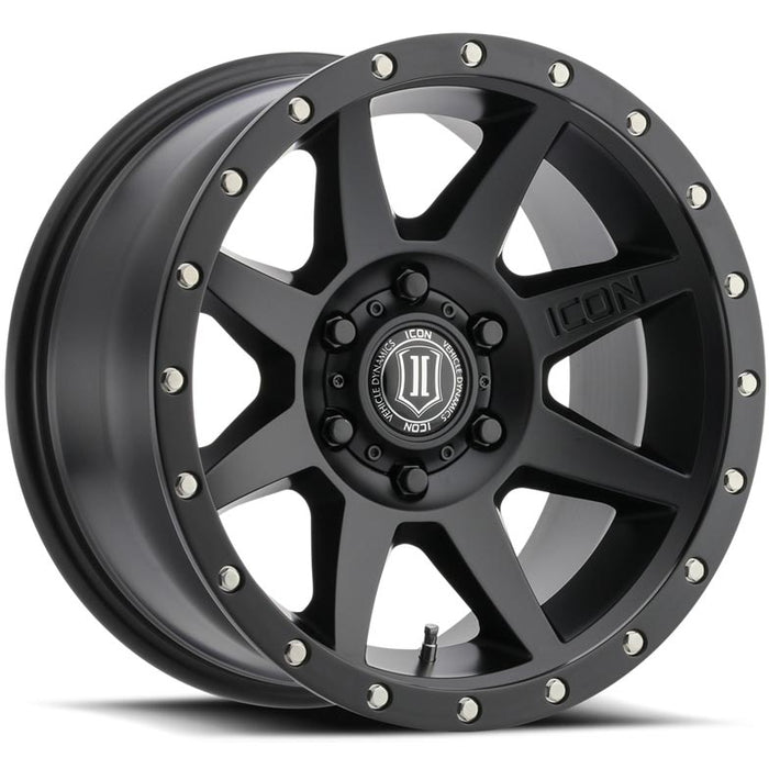 ICON Alloys Rebound Satin Black 5x5.5" Wheel - 1817858547SB