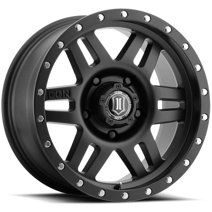 ICON Alloys Six Speed Satin Black Wheel