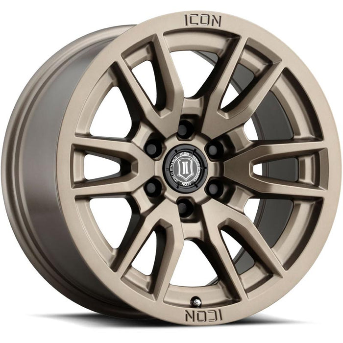 ICON Alloys Vector 6 Bronze 6x139.7 Wheel - 2417858347BR