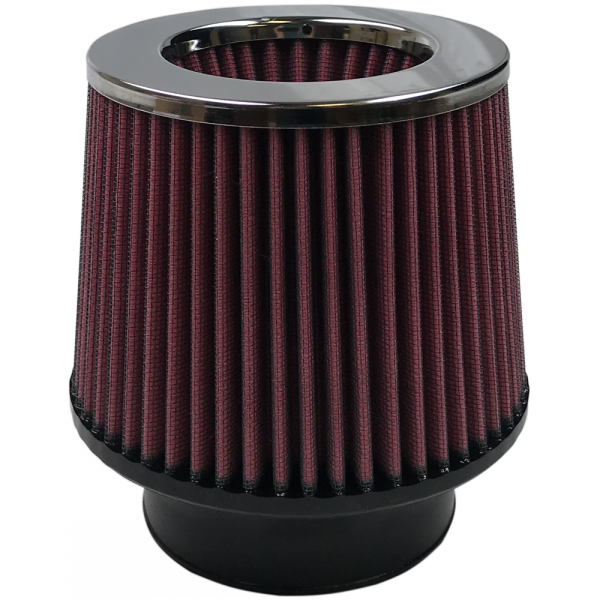 S&B Filters KF-1017 Air Filter For Intake Kits 75-1534,75-1533 Oiled Cotton Cleanable Red