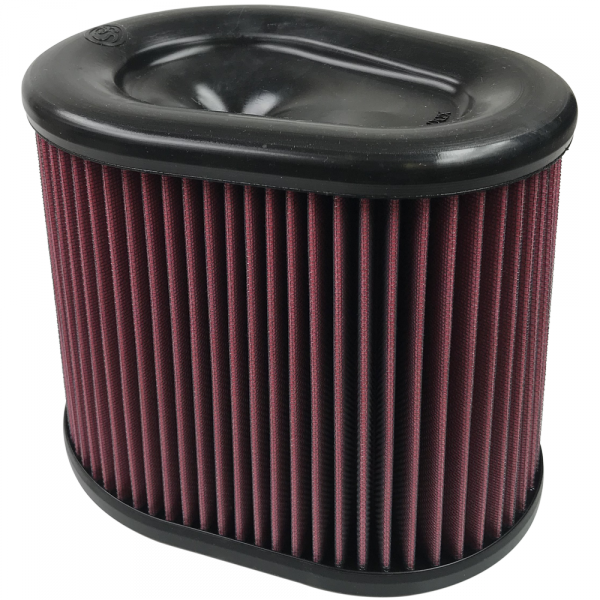 S&B Filters KF-1062 Air Filter For Intake Kits 75-5075-1 Oiled Cotton Cleanable Red