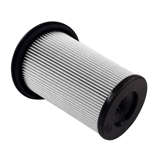 S&B Filters KF-1072D Air Filter For Intake Kit 75-5128D Dry Extendable White