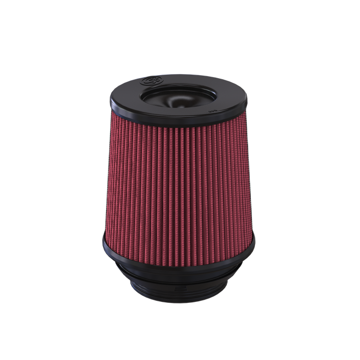 S&B Filters KF-1079 Air Filter For Intake Kits 75-5141 / 75-5141D Oiled Cotton Cleanable Red