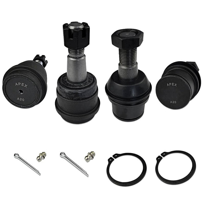 APEX Chassis KIT114 KIT114 Extreme Duty Upper & Lower Ball Joint Combo Set 00-02 Dodge Ram 2500/3500