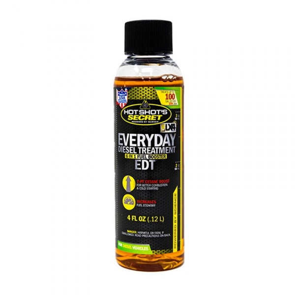 Hot Shot's Secret HSSEDT04 Everyday Diesel Treatment EDT Fuel Additive