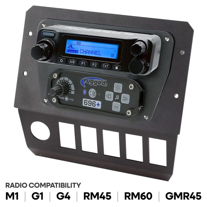 Rugged Radios MT-GEN-BR-MM-ICOM Polaris General Multi Mount Kit for Radio and Intercom - Icom F5021