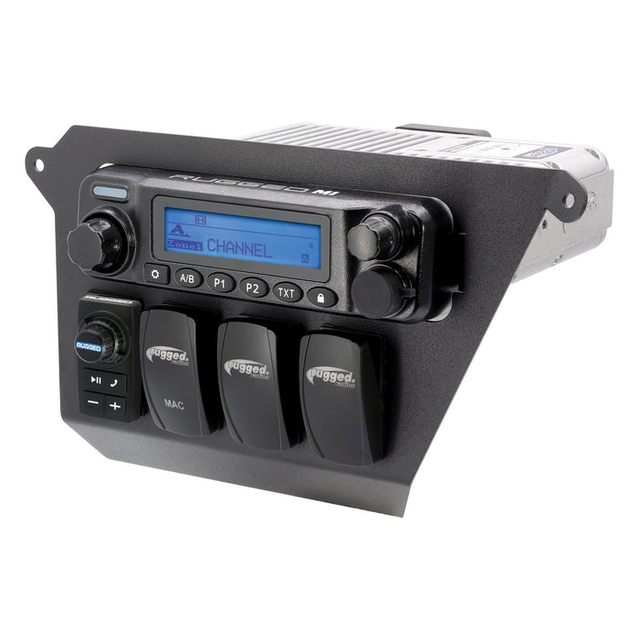 Rugged Radios MT-PIONEER-RM Honda Pioneer Mount for Radio Switches or Rocker Switch Intercom