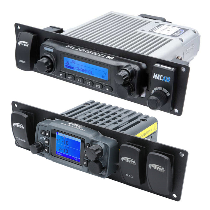 Rugged Radios MT-RMAX-RM Yamaha Wolverine RMAX Mount for Mobile Radio and Rocker Switches - M1 / G1 / G4 / RM60 / GMR45