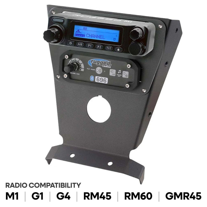 Rugged Radios MT-X3-MM-KEN Can-Am X3 Multi Mount Kit for Rugged UTV Intercoms and Radios - Kenwood TK7360