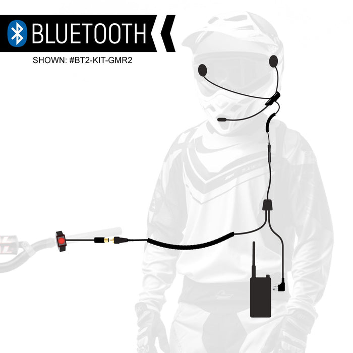 Rugged Radios BT2-KIT-R1 CONNECT BT2 Bluetooth Moto Kit with Radio - R1