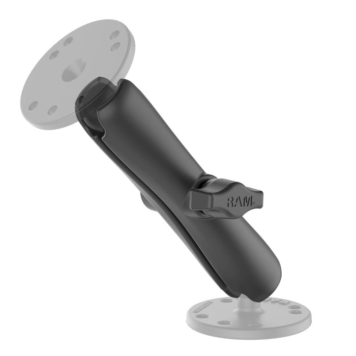 Rugged Radios RAM-201U-B RAM Double Socket Arm - Medium / C Size - 1.5 Inch