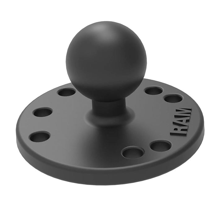 Rugged Radios RAM-202U RAM Round Plate with Ball - C Size - 1.5 Inch