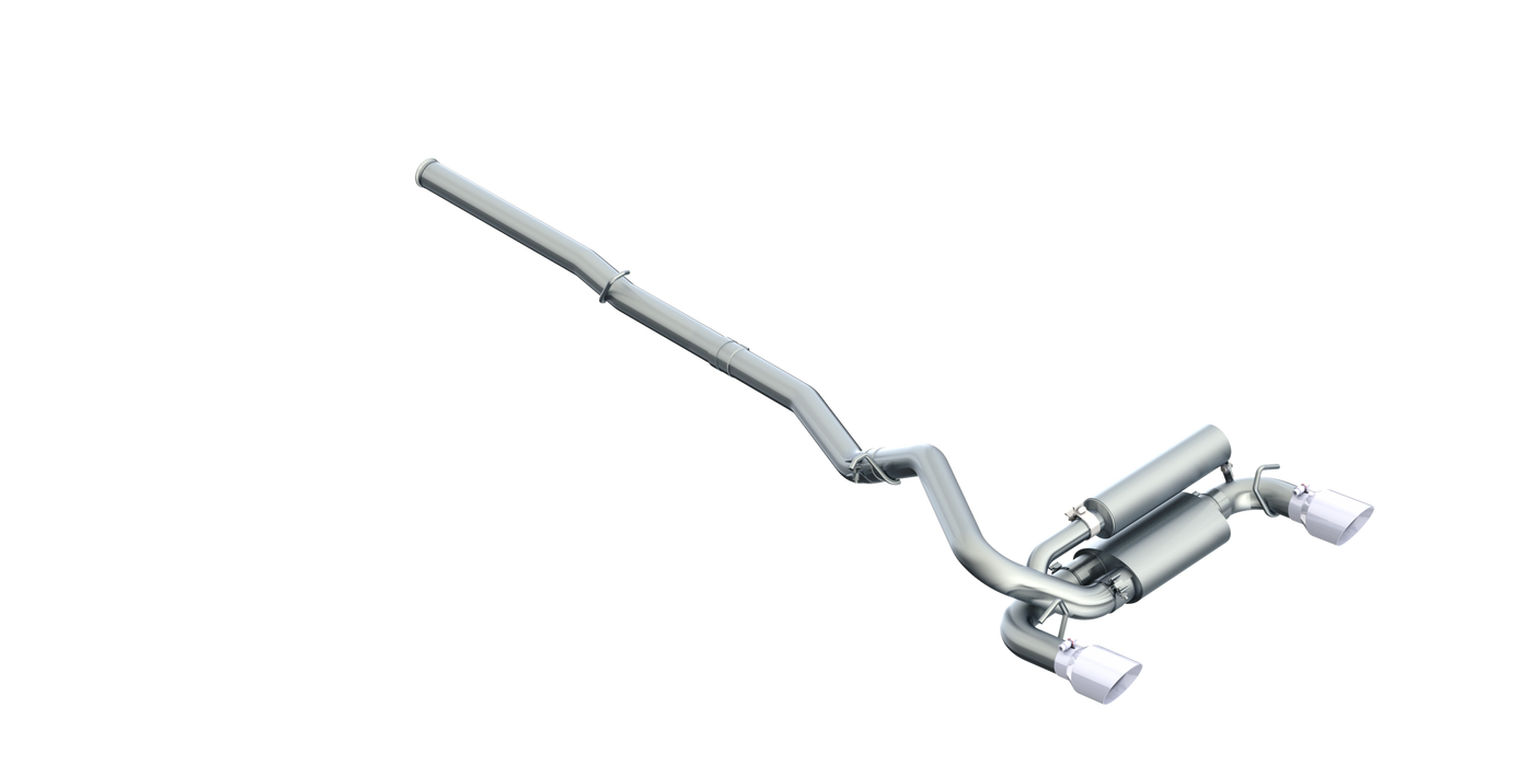 MBRP S4203409 3 Inch Cat Back Exhaust System Dual Outlet For 16-18 Ford Focus RS T409 Stainless Steel