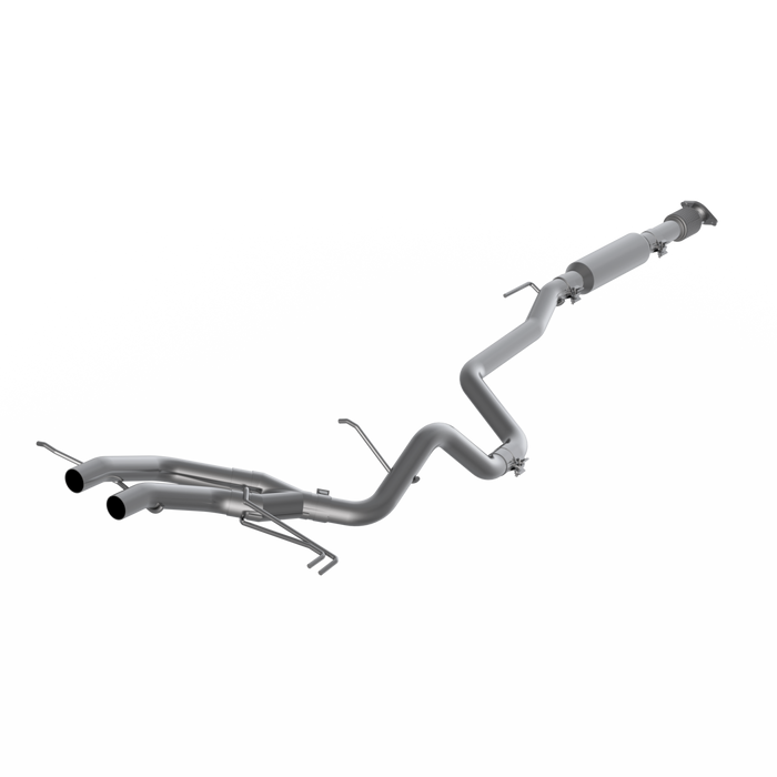 MBRP S4702AL 2.5 Inch Cat Back Exhaust System Dual Exit For 13-18 Hyundai Veloster Turbo Aluminized Steel