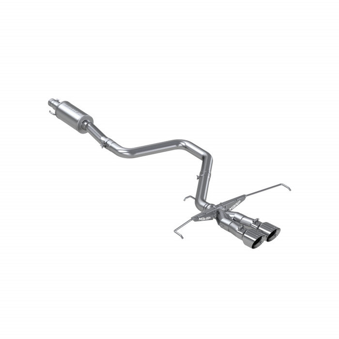 MBRP S4705AL 2019-2021 Hyundai Veloster Armor Lite Aluminized Steel 3 Inch Cat Back Dual Split Center Rear Exit Exhaust Sytem