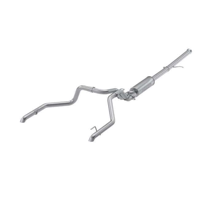 MBRP S5006304 2022-2023 Chevrolet/GMC 1500 Silverado/Sierra ZR2/ ATX4 6.2L Armor Pro T304 Stainless Steel 3 Inch Cat-Back 2.5 Inch Dual Rear Turn Down