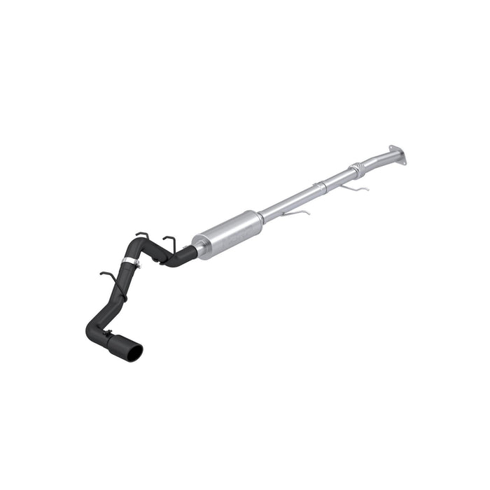 MBRP S5015BLK 2023-Up Colorado/Canyon 2.7L Black-Coated Aluminized Steel 3 Inch Cat-Back Exhaust Single Side Exit with Tip Armor BLK