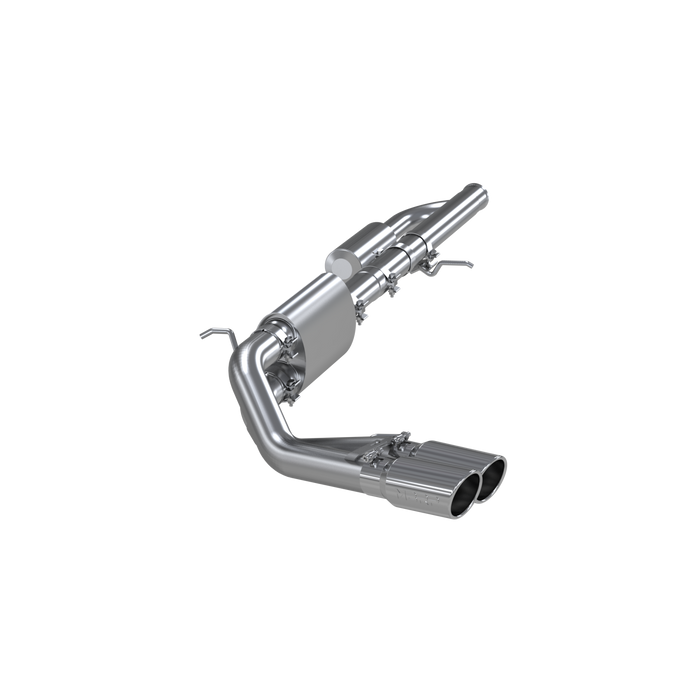 MBRP S5081304 3 Inch Cat Back Exhaust System Pre-Axle Dual Outlet T304 Stainless Steel For 09-18 Silverado/Sierra 1500 4.3L V6, 5.3L V8 19-19 Silverado/Sierra 1500 4.3L V6, 5.3L V8 Limited LD