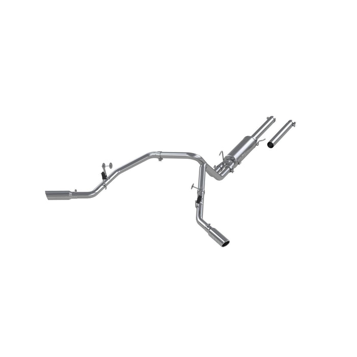 MBRP S5114AL 3 Inch Cat Back Exhaust System Dual Split Side Aluminized Steel For 04-05 Dodge Ram Hemi 1500