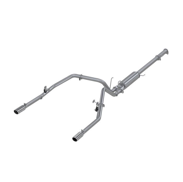 MBRP S5126AL 3 Inch Cat Back Exhaust System Dual Split Rear For 06-08 Dodge Ram Hemi 1500 5.7L Standard Cab/Crew Cab/Short Bed Aluminized Steel