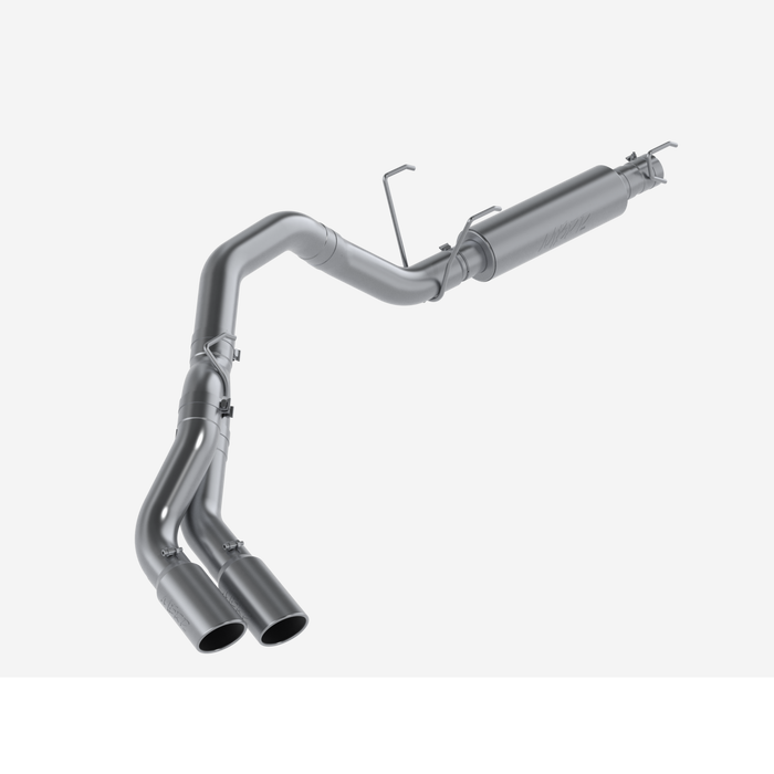 MBRP S5150AL 4 Inch Cat Back Exhaust System For 14-Up RAM 2500/3500 6.4L Single Side Dual Outlet Aluminized Steel