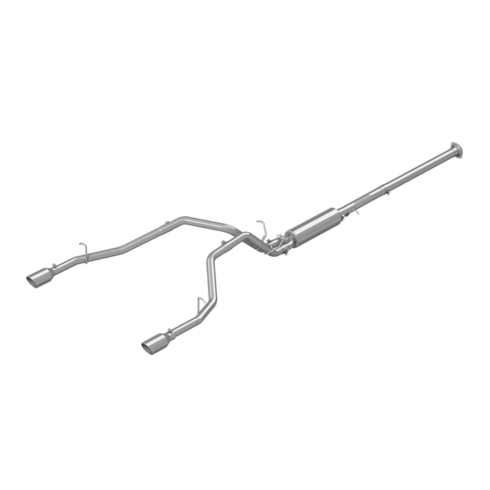 MBRP S5152304 Cat Back Exhaust System Dual Split Rear T304 Stainless Steel For 19-Up RAM Hemi 1500 5.7L