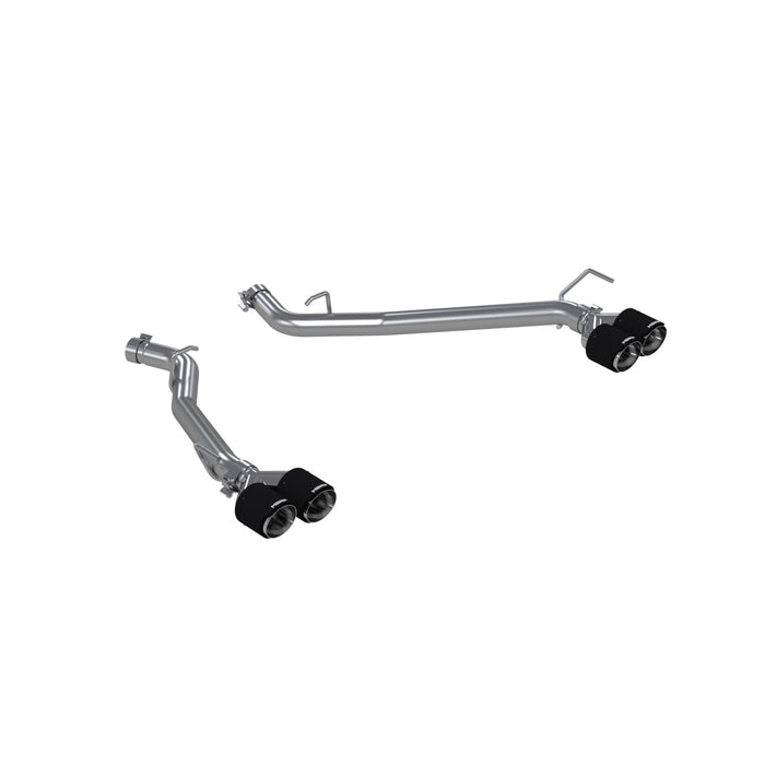 MBRP S52033CF Axle-Back 2.5 inch Dual Rear Quad Carbon Fiber Tips (4) 4.0 inch OD Dual Out Explorer 20-Up Lincoln Aviator