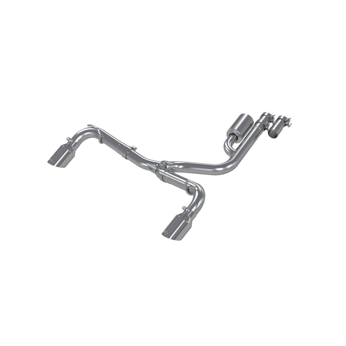 MBRP S5207409 2021-Up Ford Bronco Sport 2.0L EcoBoost T409 Stainless Steel 2.5 Inch Resonator-Back Dual Split Rear Exit Exhaust System