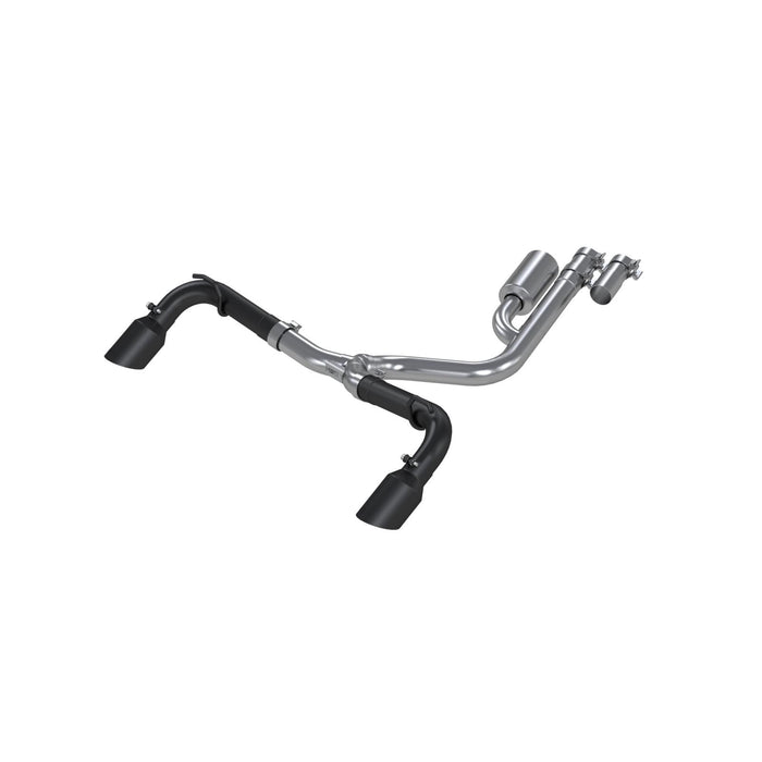 MBRP S5207BLK 21-Up Ford Bronco Sport 2.0L EcoBoost Black Coated Aluminized Steel 2.5 Inch Resonator-Back Dual Split Rear Exit Exhaust System