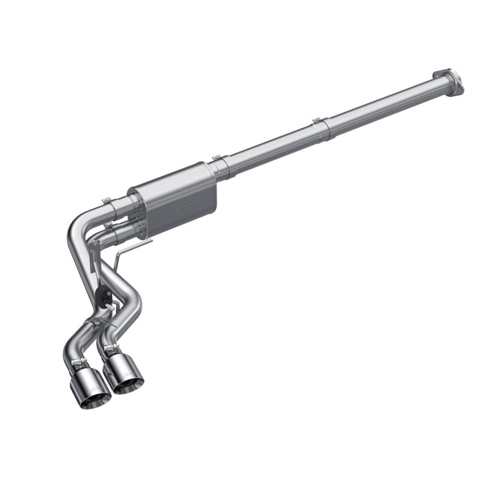 MBRP S5217304 3 inch Cat-Back 2.5 inch Dual Pre-Axle (Race Profile) 21-Up F-150 T304 Stainless Steel